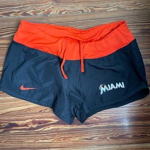 NWT Miami Marlins Nike Athletic Shorts